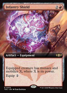 Infantry Shield &mdash; Magic: The Gathering, Tarkir: Dragonstorm Commander #75, Non-foil, English &mdash; фото товару