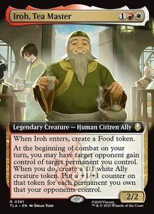 Iroh, Tea Master &mdash; Magic: The Gathering, Avatar: The Last Airbender #381, Foil, English &mdash; фото товару