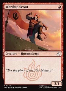 Warship Scout &mdash; Magic: The Gathering, Avatar: The Last Airbender Eternal #244, Foil, English &mdash; фото товару