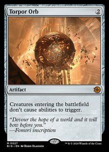 Torpor Orb &mdash; Magic: The Gathering, The Big Score #27, Non-foil, English &mdash; фото товару