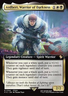 Ardbert, Warrior of Darkness &mdash; Magic: The Gathering, Final Fantasy Commander #164, Non-foil, English &mdash; фото товару