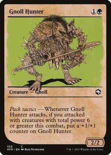 Карта Gnoll Hunter afr/326/ru фото