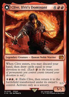 Карта Clive, Ifrit's Dominant // Ifrit, Warden of Inferno &mdash; фото товару