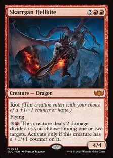 Skarrgan Hellkite &mdash; Magic: The Gathering, Tarkir: Dragonstorm Commander #233, Non-foil, English &mdash; фото товару