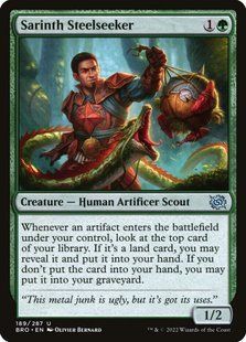 Карта Sarinth Steelseeker bro/189/en/foil фото