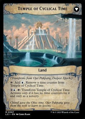 Ojer Pakpatiq, Deepest Epoch // Temple of Cyclical Time &mdash; Magic: The Gathering, The Lost Caverns of Ixalan #67, Foil, English &mdash; фото товару