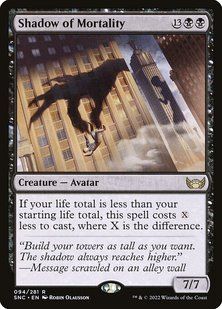 Shadow of Mortality &mdash; Magic: The Gathering, Streets of New Capenna #94, Non-foil, English &mdash; фото товару