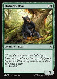 Карта Ordinary Bear hob/133/en фото