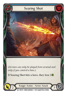 Карта Searing Shot (1HP #251) - Flesh and Blood History Pack 1 &mdash; фото товару
