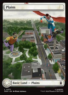 Plains &mdash; Magic: The Gathering, Marvel Super Heroes #277, Non-foil, English &mdash; фото товару