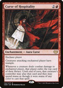 Curse of Hospitality &mdash; Magic: The Gathering, Innistrad: Crimson Vow #152, Non-foil, Russian &mdash; фото товару
