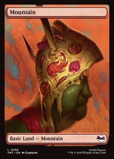 Mountain &mdash; Magic: The Gathering, Teenage Mutant Ninja Turtles #256, Foil, English &mdash; фото товару