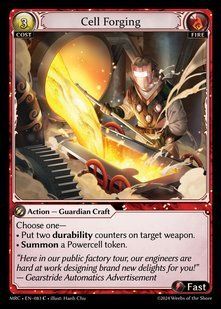 Cell Forging &mdash; Grand Archive, Mercurial Heart #083, Non-foil, English &mdash; фото товару