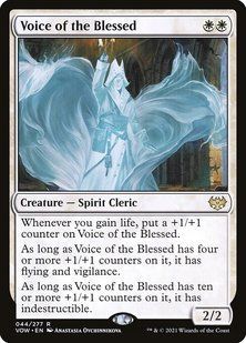 Voice of the Blessed &mdash; Magic: The Gathering, Innistrad: Crimson Vow #44, Non-foil, Russian &mdash; фото товару