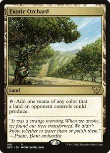 Exotic Orchard &mdash; Magic: The Gathering, Neon Dynasty Commander #168, Non-foil, English &mdash; фото товару