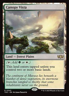 Canopy Vista &mdash; Magic: The Gathering, Tarkir: Dragonstorm Commander #343, Non-foil, English &mdash; фото товару