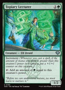 Topiary Lecturer &mdash; Magic: The Gathering, Secrets of Strixhaven #165, Non-foil, English &mdash; фото товару