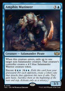 Amphin Mutineer &mdash; Magic: The Gathering, Tarkir: Dragonstorm Commander #143, Non-foil, English &mdash; фото товару