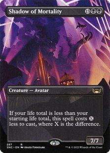 Shadow of Mortality &mdash; Magic: The Gathering, Streets of New Capenna #287, Non-foil, English &mdash; фото товару