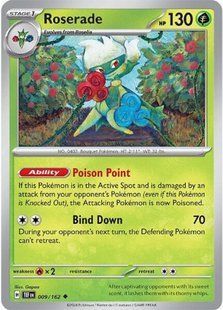 Карта Roserade (TEF #009) - Pokemon TCG Temporal Forces &mdash; фото товару
