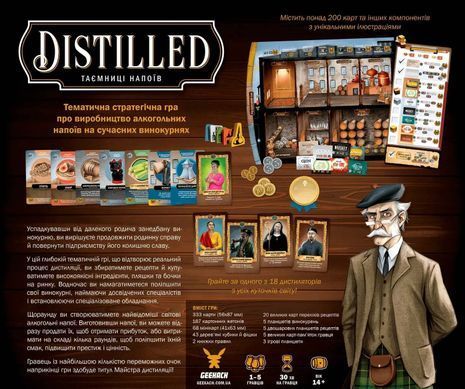 Настільна гра Distilled. Таємниці напоїв &mdash; фото товару
