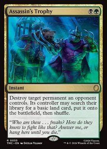 Assassin's Trophy &mdash; Magic: The Gathering, Teenage Mutant Ninja Turtles Eternal #55, Non-foil, English &mdash; фото товару