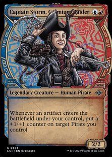 Captain Storm, Cosmium Raider &mdash; Magic: The Gathering, The Lost Caverns of Ixalan #303, Foil, English &mdash; фото товару