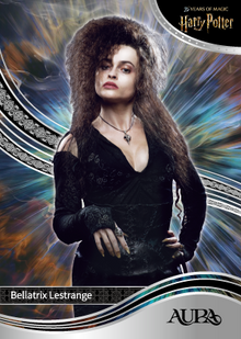 Колекційна карта Bellatrix Lestrange &mdash; 2026 Kakawow Aura Harry Potter 25th Anniversary &mdash; фото товару