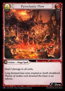 Pyroclastic Flow &mdash; Grand Archive, Mercurial Heart #095, Non-foil, English &mdash; фото товару