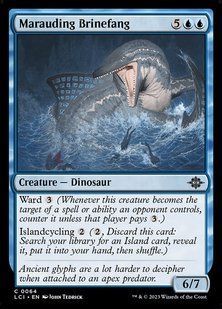 Marauding Brinefang &mdash; Magic: The Gathering, The Lost Caverns of Ixalan #64, Non-foil, English &mdash; фото товару