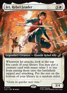 Jet, Rebel Leader &mdash; Magic: The Gathering, Avatar: The Last Airbender Eternal #172, Foil, English &mdash; фото товару