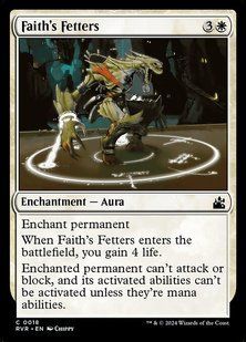 Faith's Fetters &mdash; Magic: The Gathering, Ravnica Remastered #18, Non-foil, English &mdash; фото товару