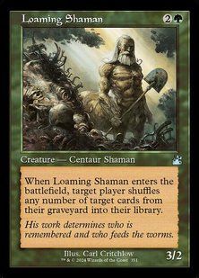 Loaming Shaman &mdash; Magic: The Gathering, Ravnica Remastered #351, Foil, English &mdash; фото товару