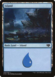Island &mdash; Magic: The Gathering, Commander 2014 #322, Non-foil, English &mdash; фото товару