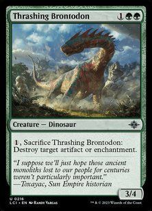 Карта Thrashing Brontodon &mdash; фото товару