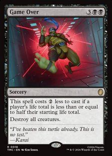 Game Over &mdash; Magic: The Gathering, Teenage Mutant Ninja Turtles Eternal #18, Foil, English &mdash; фото товару