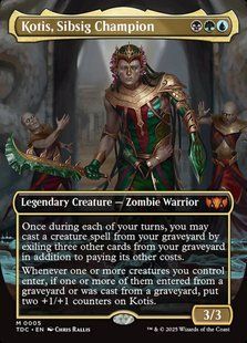 Kotis, Sibsig Champion &mdash; Magic: The Gathering, Tarkir: Dragonstorm Commander #5, Foil, English &mdash; фото товару