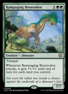 Карта Rampaging Brontodon &mdash; фото товару
