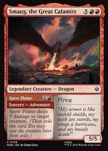 Карта Smaug, the Great Calamity // Spew Flame hob/109/en фото