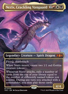 Neriv, Crackling Vanguard &mdash; Magic: The Gathering, Tarkir: Dragonstorm Commander #6, Foil, English &mdash; фото товару