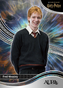Колекційна карта Fred Weasley &mdash; 2026 Kakawow Aura Harry Potter 25th Anniversary &mdash; фото товару