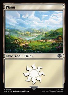 Plains &mdash; Magic: The Gathering, The Lord of the Rings: Tales of Middle-earth #263, Non-foil, English &mdash; фото товару