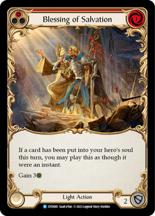Карта Blessing of Salvation (DTD #085) - Flesh and Blood Dusk till Dawn &mdash; фото товару