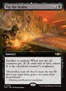 Tip the Scales &mdash; Magic: The Gathering, Tarkir: Dragonstorm Commander #69, Non-foil, English &mdash; фото товару