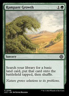 Rampant Growth &mdash; Magic: The Gathering, The Lost Caverns of Ixalan Commander #248, Non-foil, English &mdash; фото товару