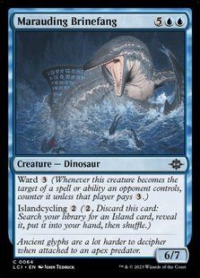 Marauding Brinefang &mdash; Magic: The Gathering, The Lost Caverns of Ixalan #64, Foil, English &mdash; фото товару