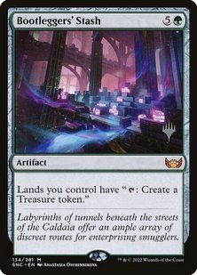 Bootleggers' Stash &mdash; Magic: The Gathering, Streets of New Capenna Promos #134p, Non-foil, English &mdash; фото товару