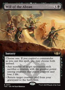 Will of the Abzan &mdash; Magic: The Gathering, Tarkir: Dragonstorm Commander #71, Non-foil, English &mdash; фото товару