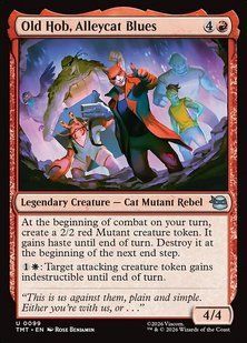 Old Hob, Alleycat Blues &mdash; Magic: The Gathering, Teenage Mutant Ninja Turtles #99, Non-foil, English &mdash; фото товару