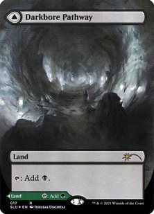 Darkbore Pathway // Slitherbore Pathway &mdash; Magic: The Gathering, Secret Lair: Ultimate Edition #17, Foil, English &mdash; фото товару